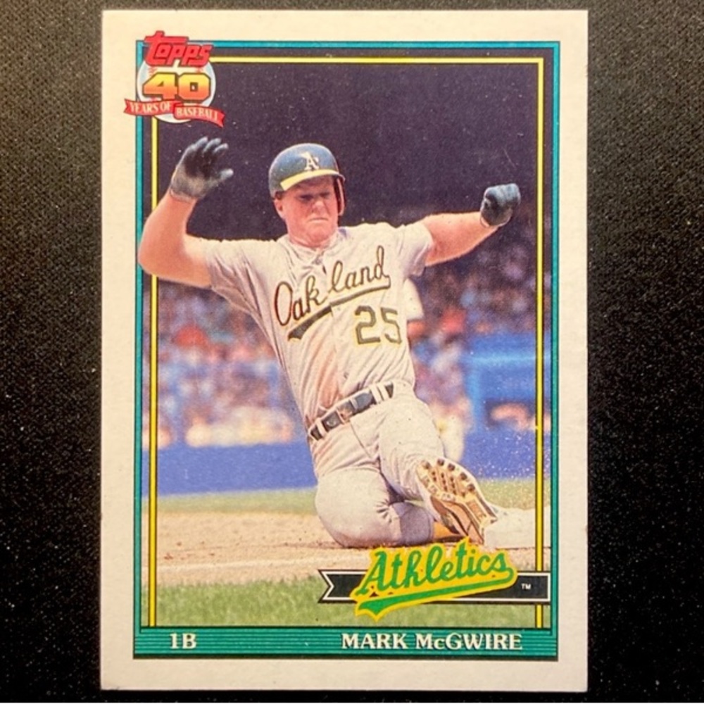 Mark McGwire #25 TOPPS CARD